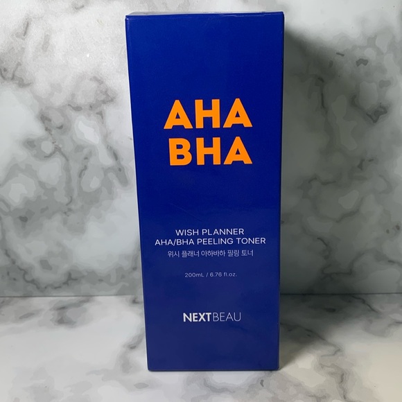 NIB SEALED NEXTBEAU Wish Planner AHA/BHA Peeling Toner - Picture 1 of 12